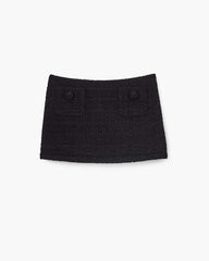 Marc Jacobs Tweed Mini Skirt Black