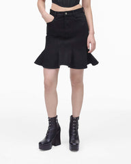 Marc Jacobs The Fluted Mini Skirt Black