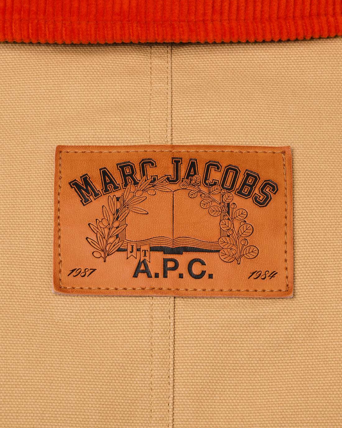 Marc Jacobs The A.P.C. X Marc Jacobs Stoned Canvas Unisex Jacket Camel