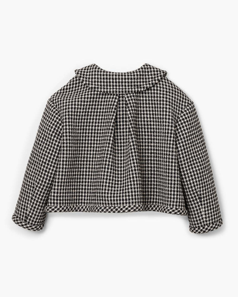 Marc Jacobs Gingham Tweed Jacket Black Multi