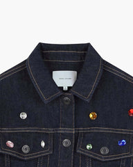 Marc Jacobs The Charm Denim Jacket Blue