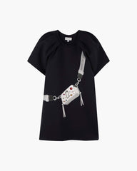 Marc Jacobs The Trompe Loeil Snapshot Dress Navy