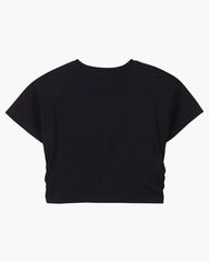 Marc Jacobs The Crystal Daisy Cropped Shirt Black