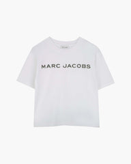 Marc Jacobs The Crystal Daisy Logo Tee White