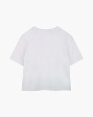 Marc Jacobs The Crystal Daisy Logo Tee White