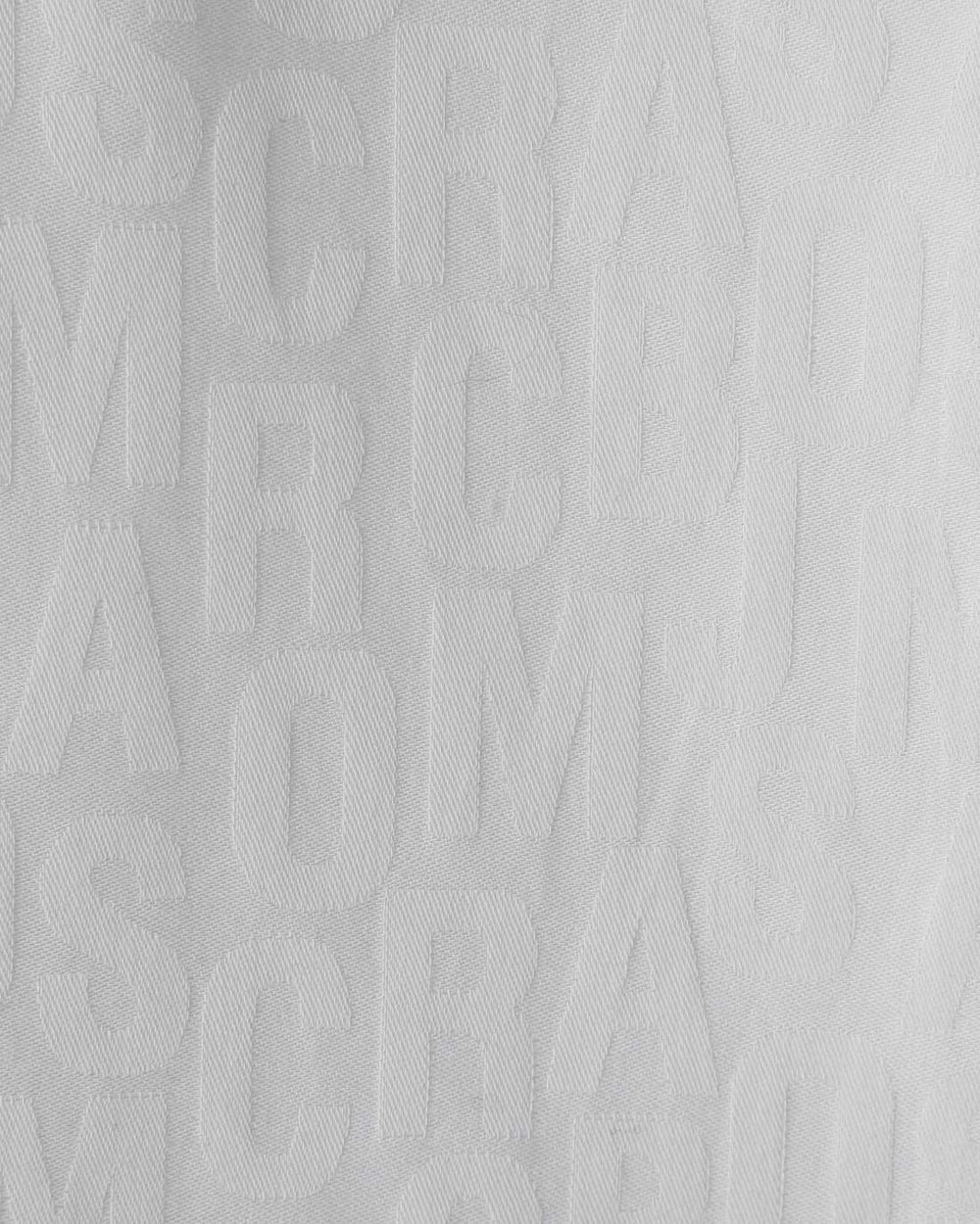 Marc Jacobs The Jumbled Monogram Logo Short Sleeve Shirt White