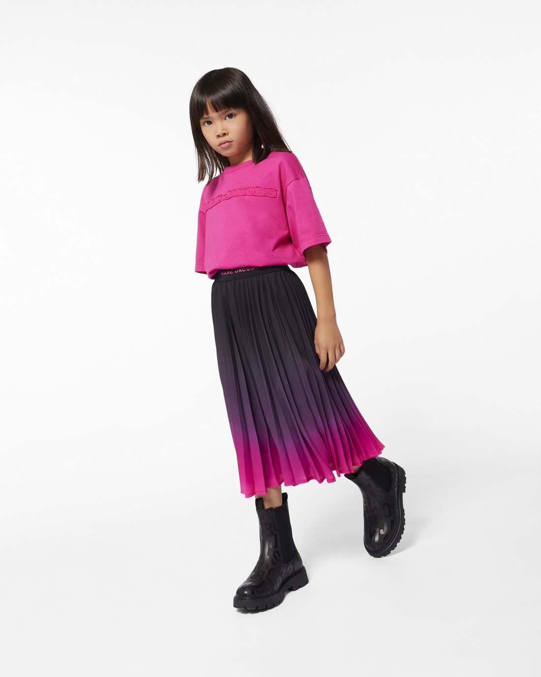 Marc Jacobs The Ombre Skirt Black/Pink