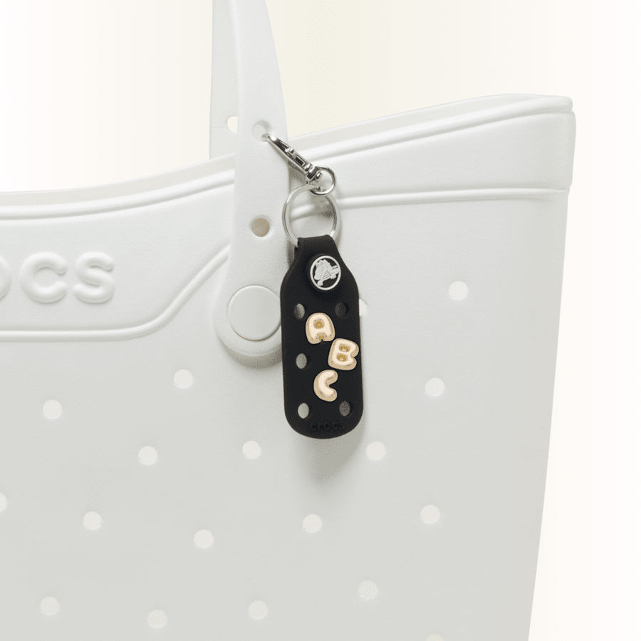 Crocs - Gold Bubble Letter A-Z Jibbitz™ charms
