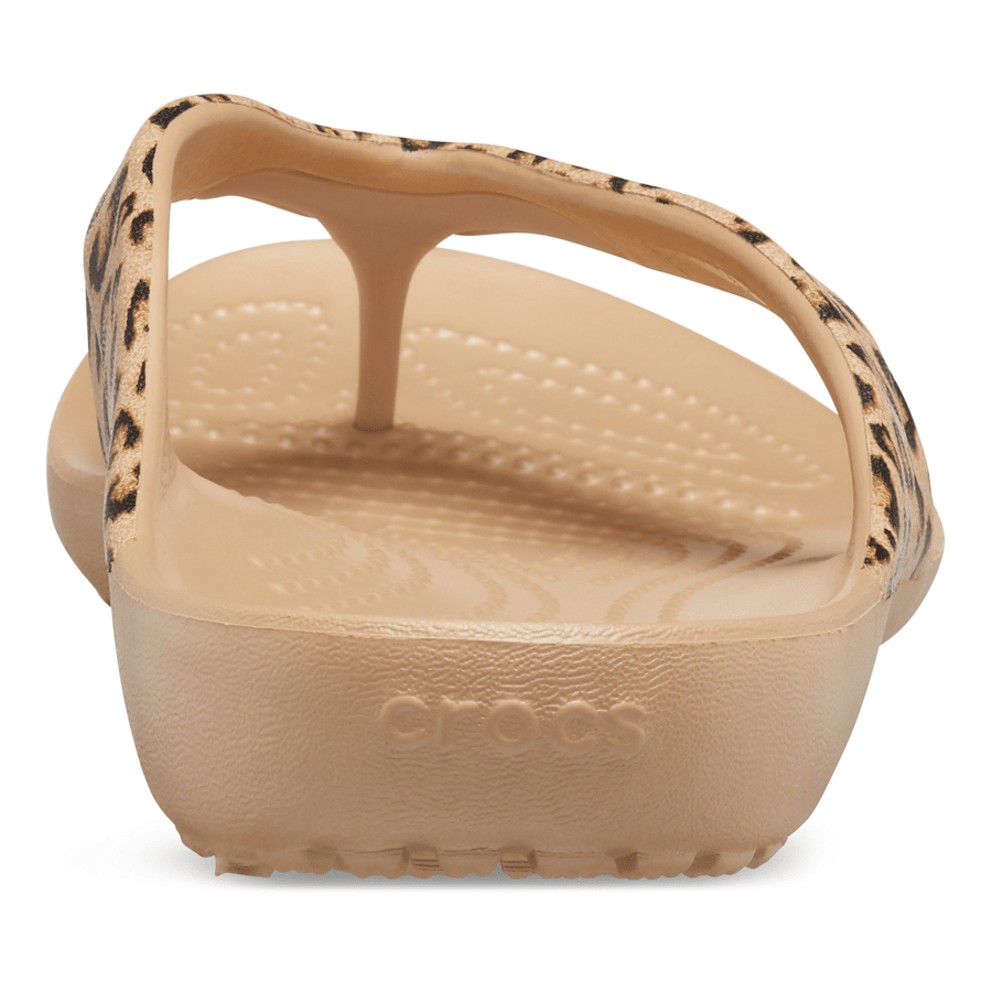 Crocs - Women's Kadee II Leopard Flip