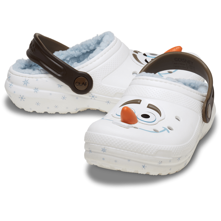 Crocs - Kids' Disney Frozen Olaf Lined Classic Clog