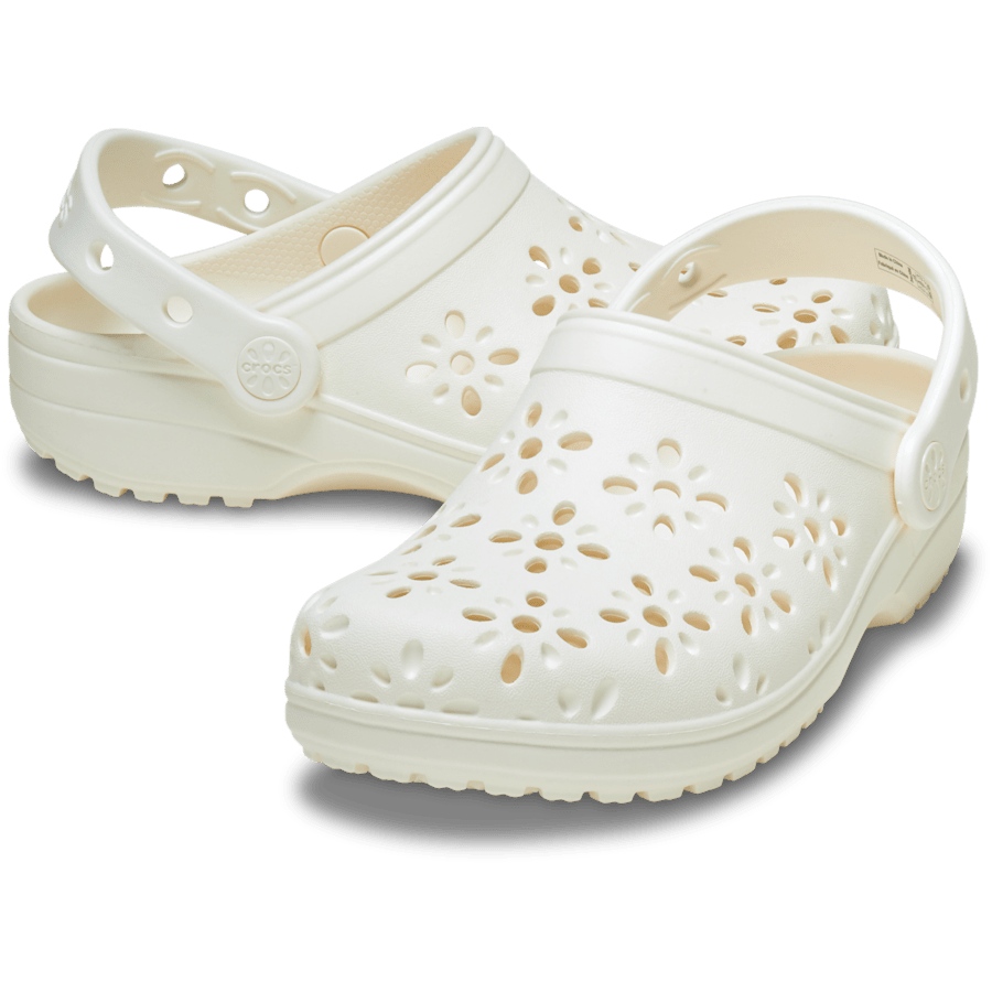 Crocs - Kids' Classic Floral Cut-Out Clog