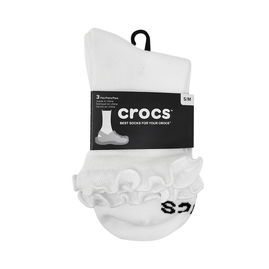 Crocs - CrocsSocks Ruffle Ankle 3 PK