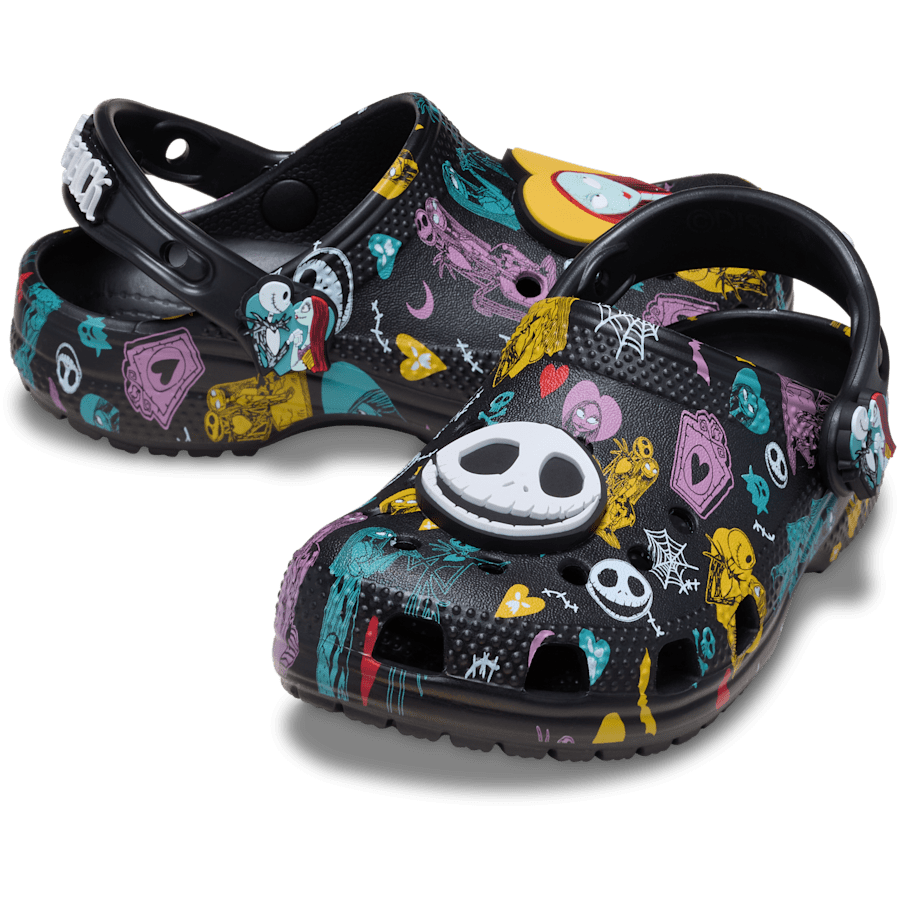 Crocs - Toddlers’ Disney Tim Burton's The Nightmare Before Christmas Jack and Sally Classic Clog