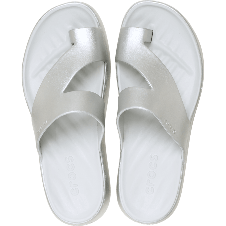 Crocs - Getaway Metallic Platform Toe Loop
