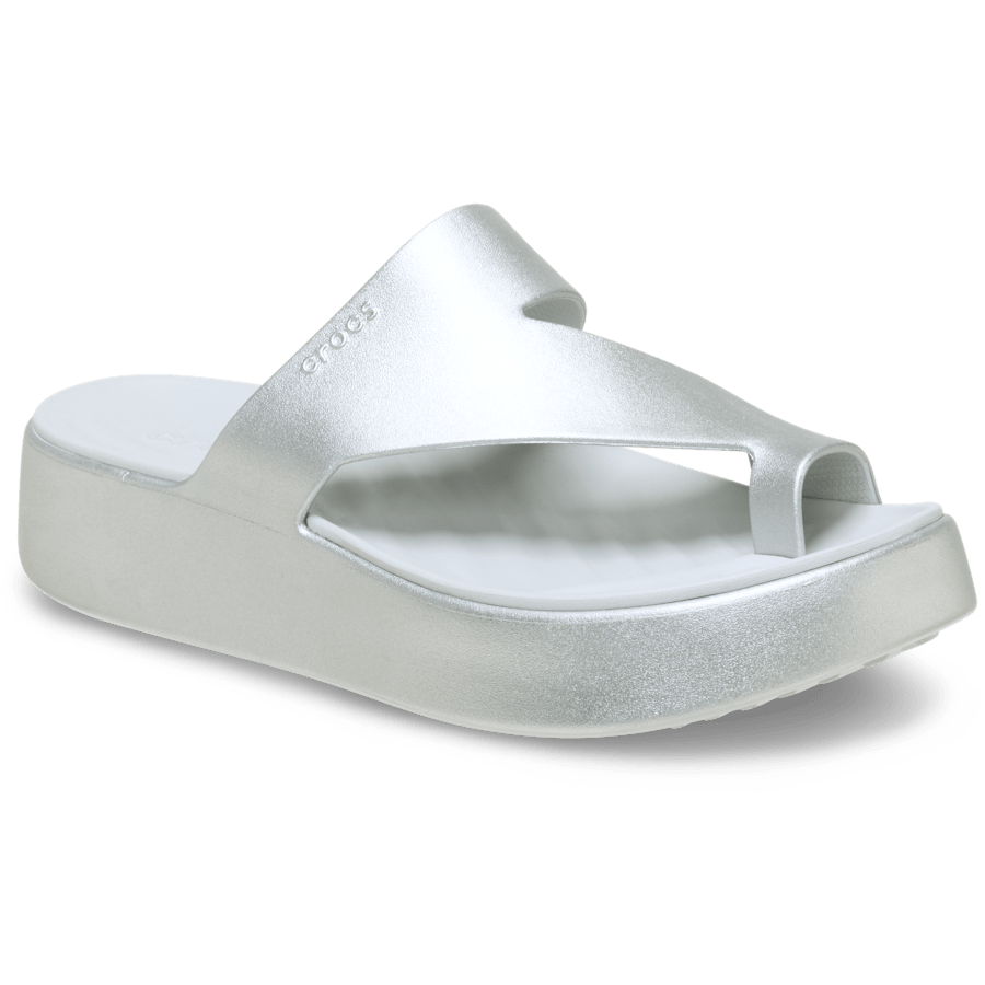 Crocs - Getaway Metallic Platform Toe Loop