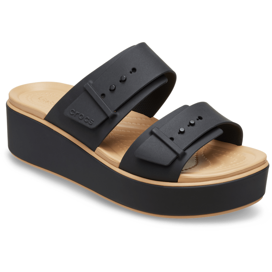 Crocs - Brooklyn Buckle Matte Wrap Low Wedge
