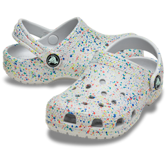 Crocs - Kids' Classic Glow Paint Splatter Clog