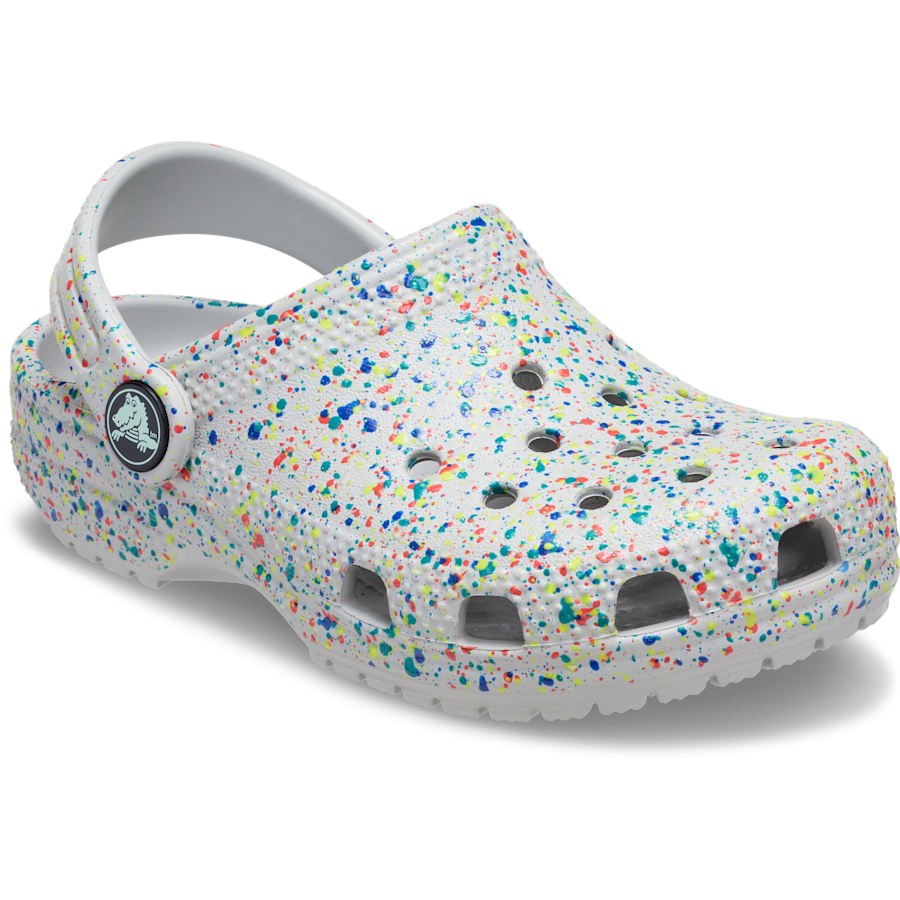 Crocs - Kids' Classic Glow Paint Splatter Clog