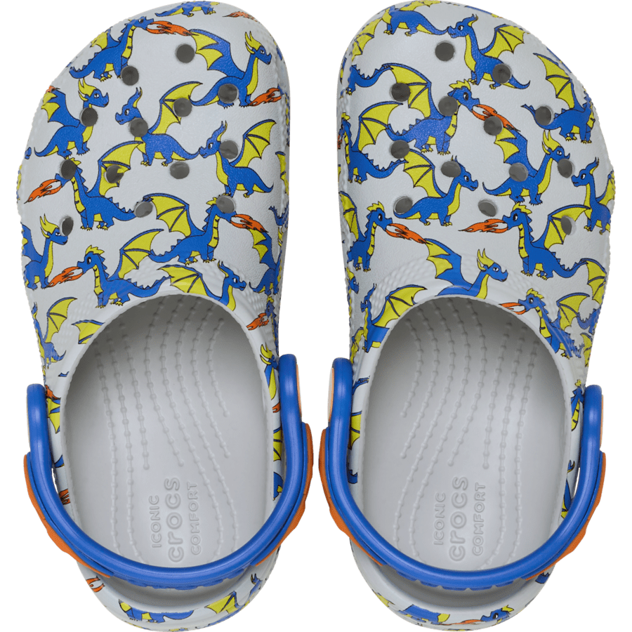 Crocs - Toddler Classic Dragon Graphic Clog