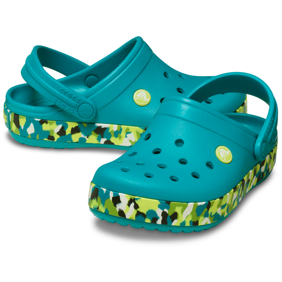 Crocs - Kids' Crocband Glow Confetti Band Clog