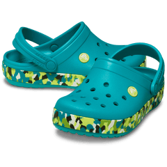 Crocs - Kids' Crocband Glow Confetti Band Clog