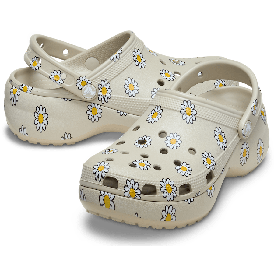 Crocs - Classic Platform Floral Clog