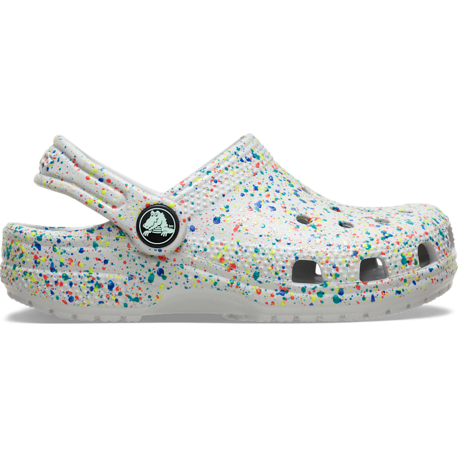 Crocs - Toddler Classic Glow Paint Splatter Clog