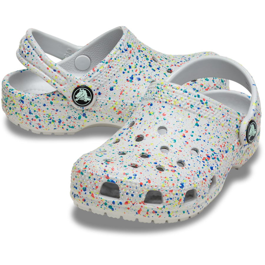 Crocs - Toddler Classic Glow Paint Splatter Clog