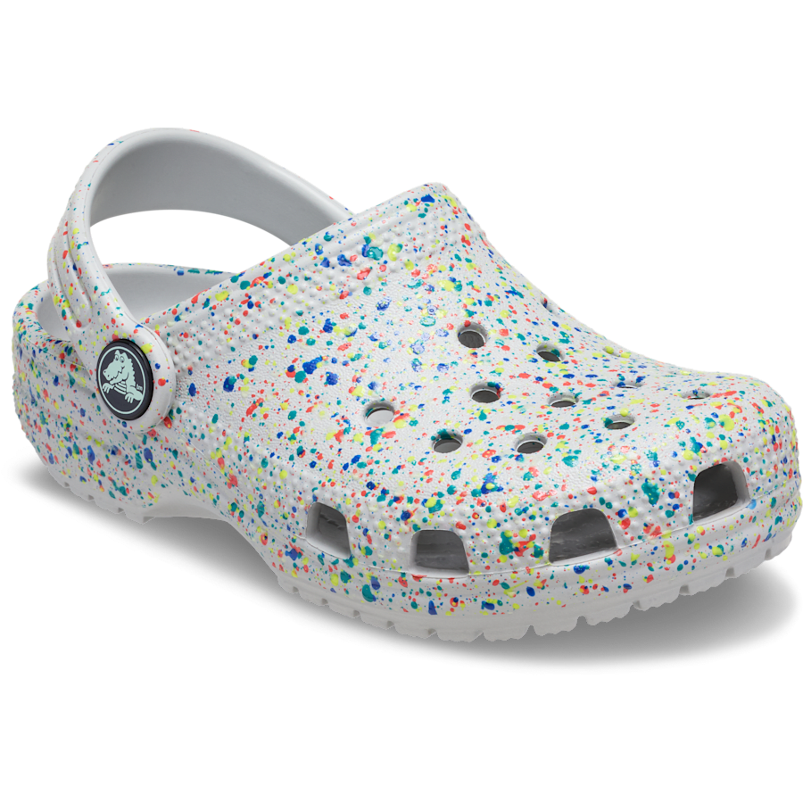 Crocs - Toddler Classic Glow Paint Splatter Clog