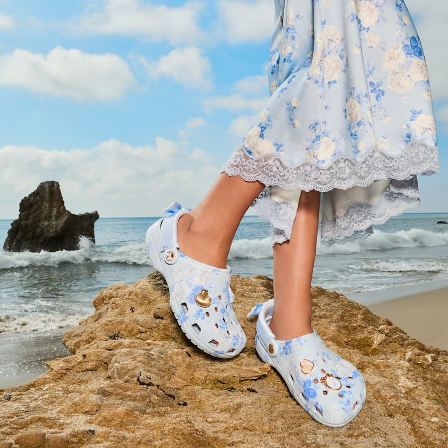 Crocs - LoveShackFancy Blue Classic Clog