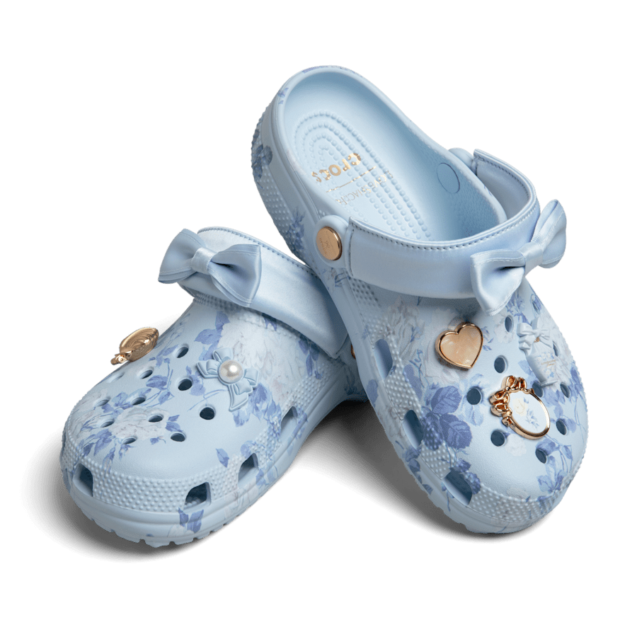 Crocs - LoveShackFancy Blue Classic Clog