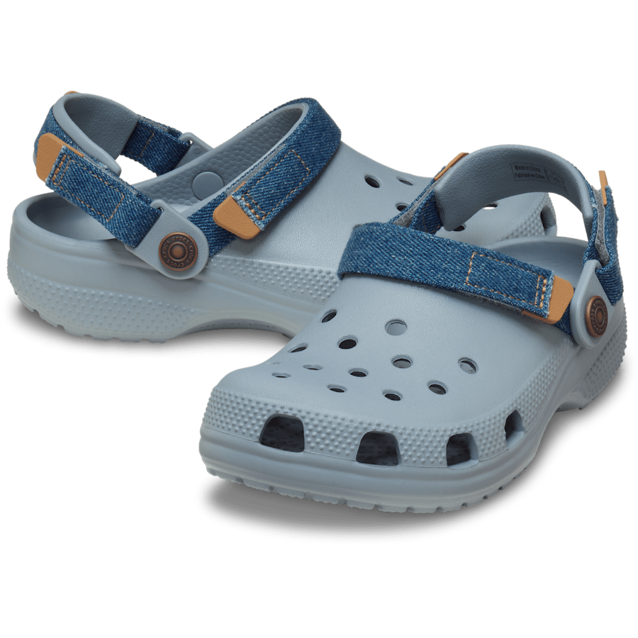 Crocs - Kids' Classic Denim Adjustable Backstrap Clog