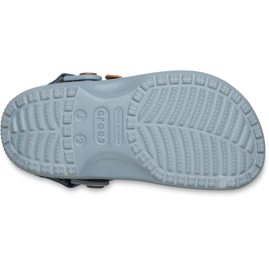 Crocs - Kids' Classic Denim Adjustable Backstrap Clog