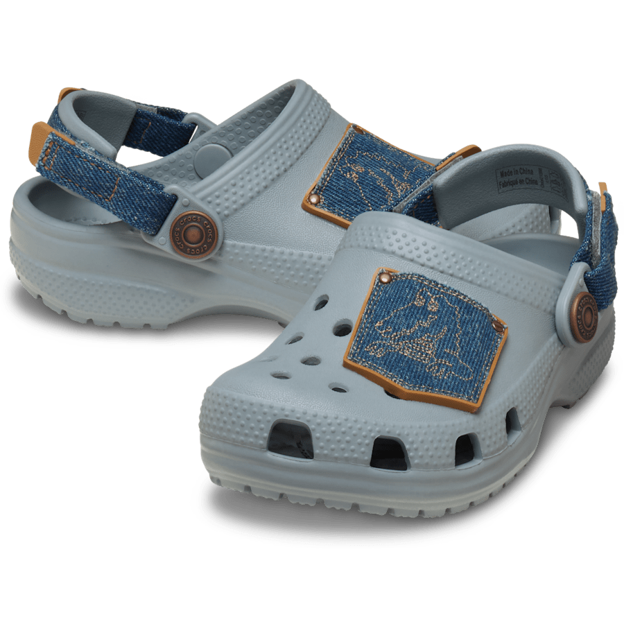 Crocs - Toddler Classic Denim Adjustable Backstrap Clog