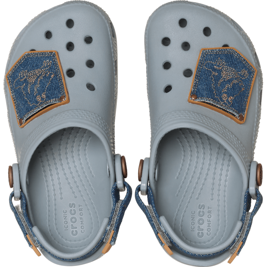 Crocs - Toddler Classic Denim Adjustable Backstrap Clog