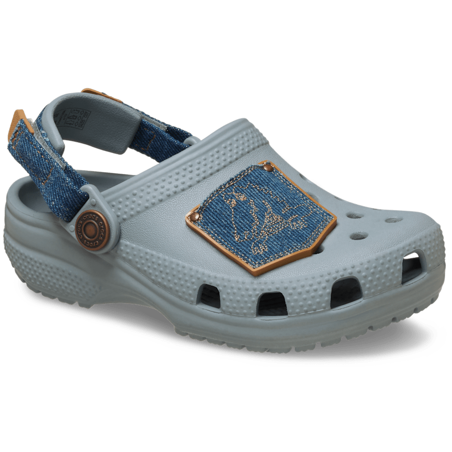 Crocs - Toddler Classic Denim Adjustable Backstrap Clog