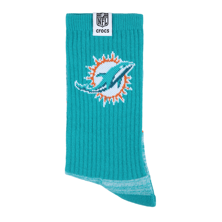 Crocs - NFL Miami Dolphins Crocs Socks