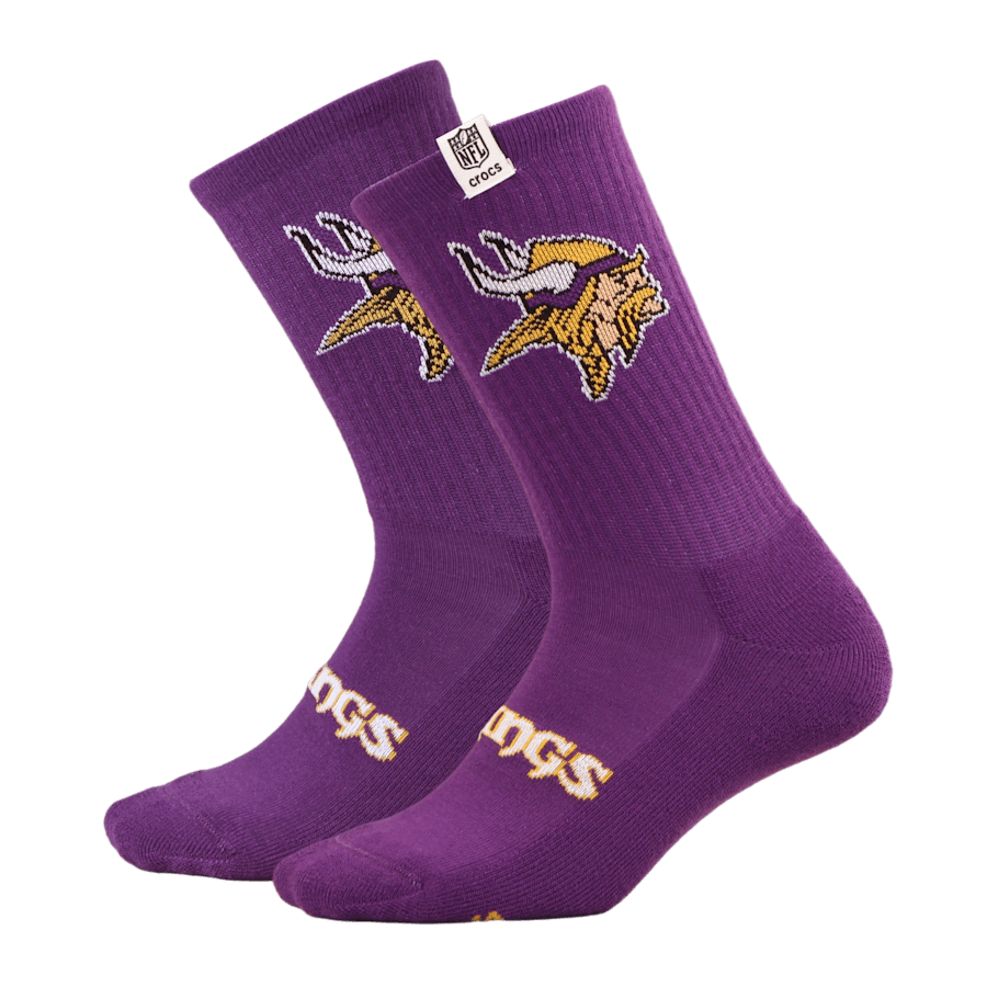 Crocs - NFL Minnesota Vikings Crocs Socks