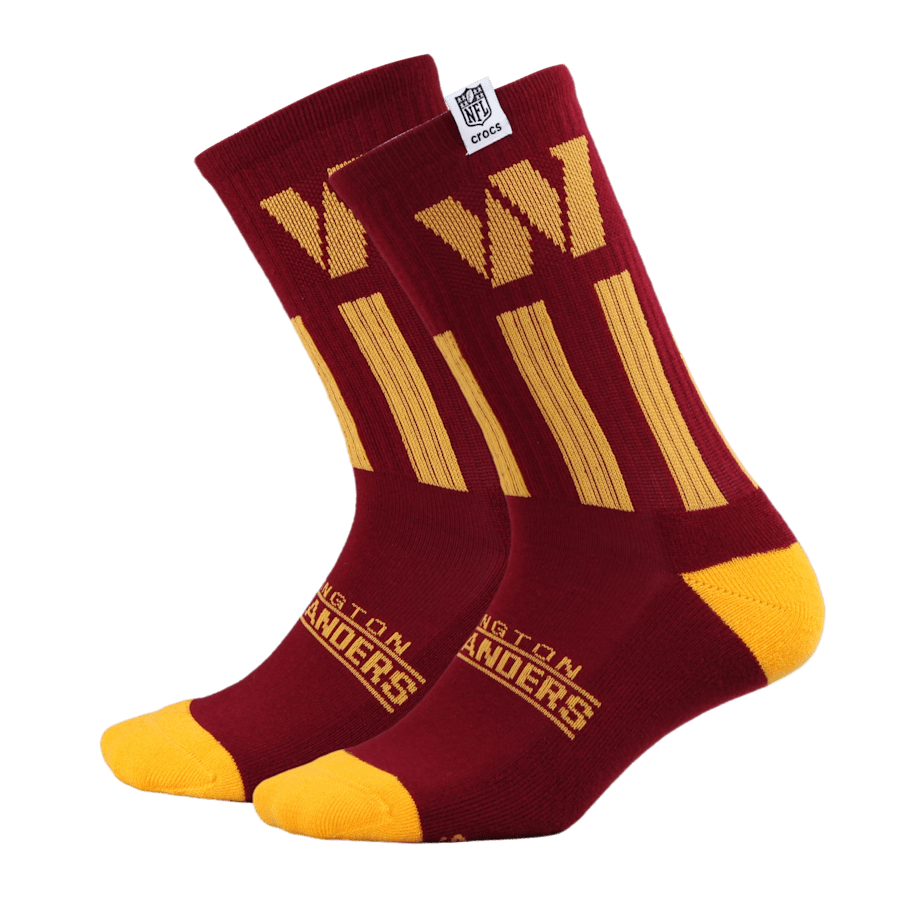 Crocs - NFL Washington Commanders Crocs Socks