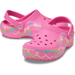 Crocs - Kids' Classic Heart Lights Clog