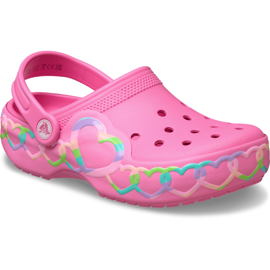 Crocs - Kids' Classic Heart Lights Clog
