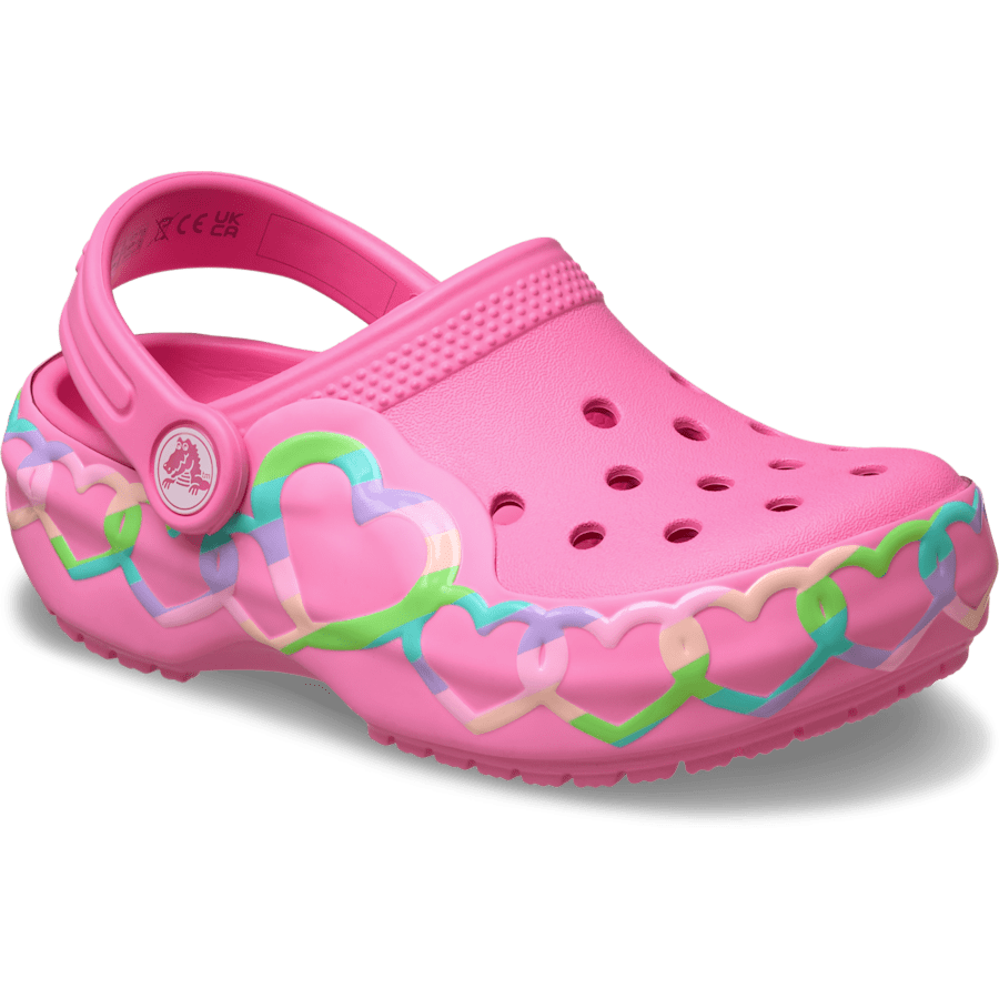 Crocs - Toddler Classic Heart Lights Clog