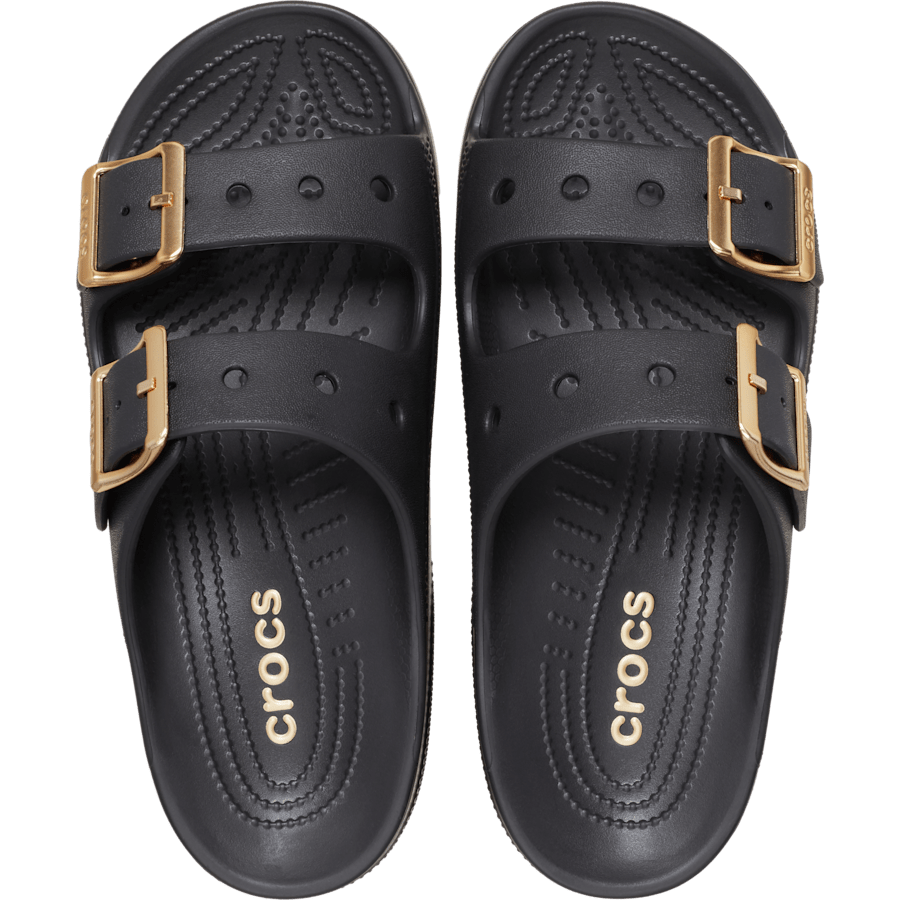 Crocs - Women’s Metallic Buckle Saturday Sandal