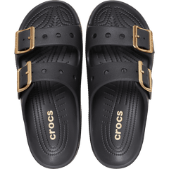 Crocs - Women’s Metallic Buckle Saturday Sandal