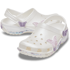 Crocs - Toddler Classic Butterfly Sparkle Shaker Clog