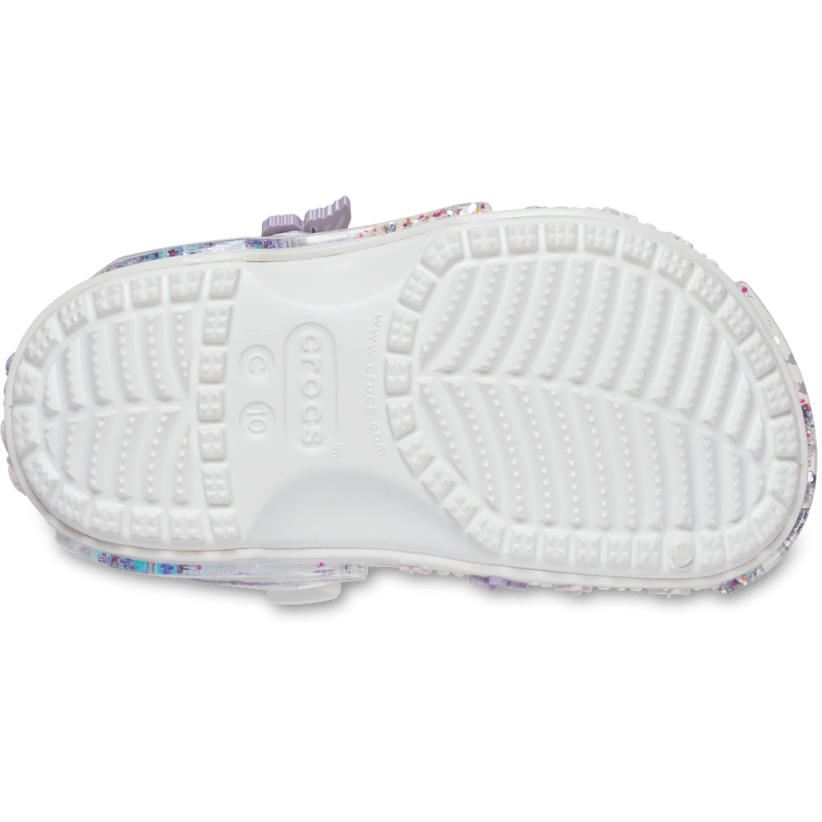 Crocs - Toddler Classic Butterfly Sparkle Shaker Clog