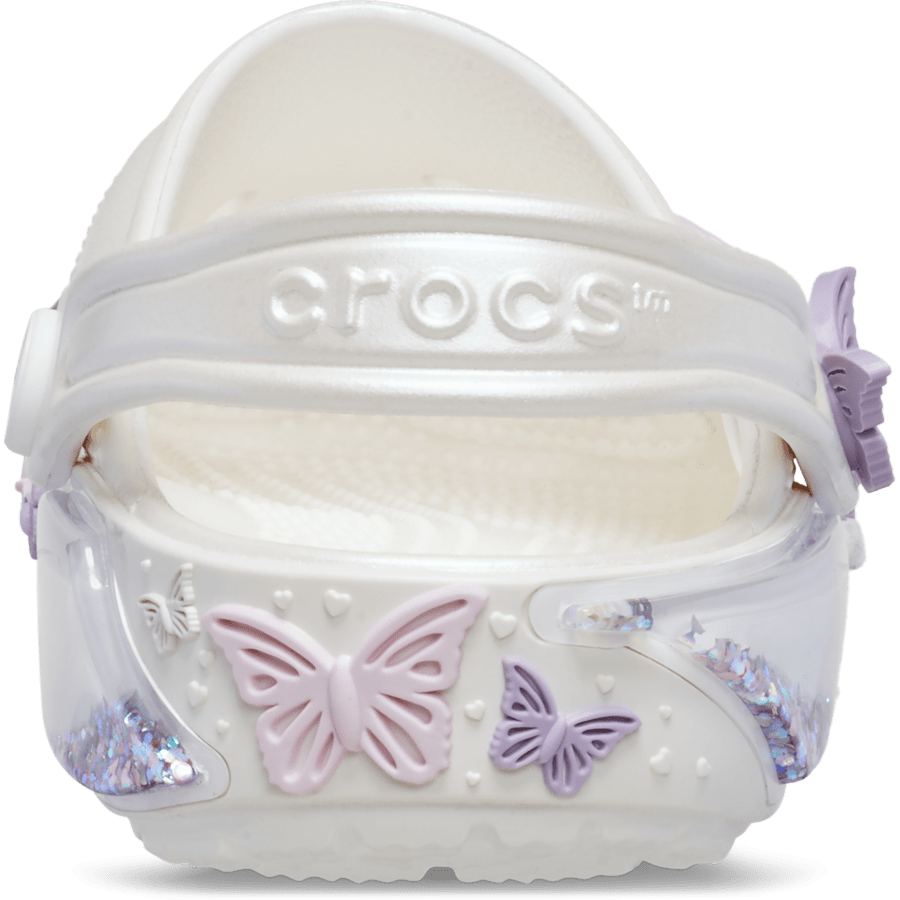 Crocs - Toddler Classic Butterfly Sparkle Shaker Clog
