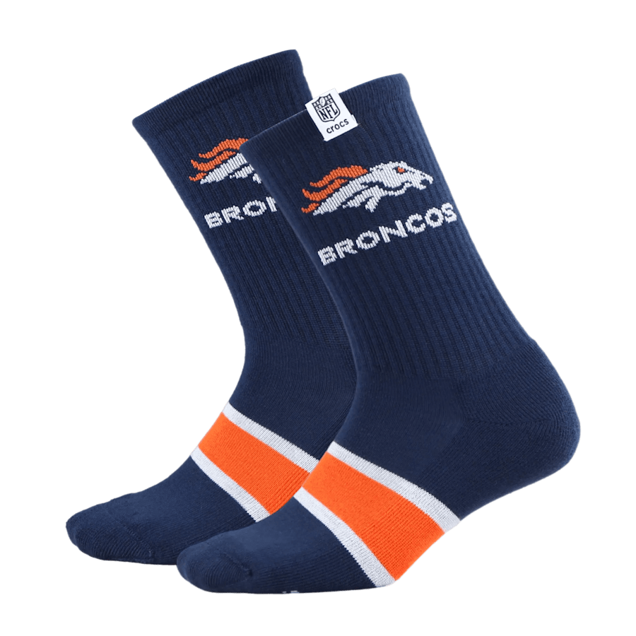 Crocs - NFL Denver Broncos Crocs Socks
