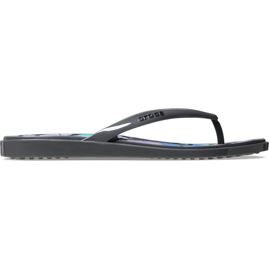 Crocs - Miami Round Toe Dark Floral Flip